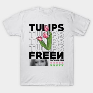 Freen Sarocha Flower Tulips - Gap The series Girls Love T-Shirt